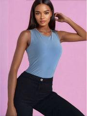 CELINE BODYSUIT -BUBBLE GUM BLUE