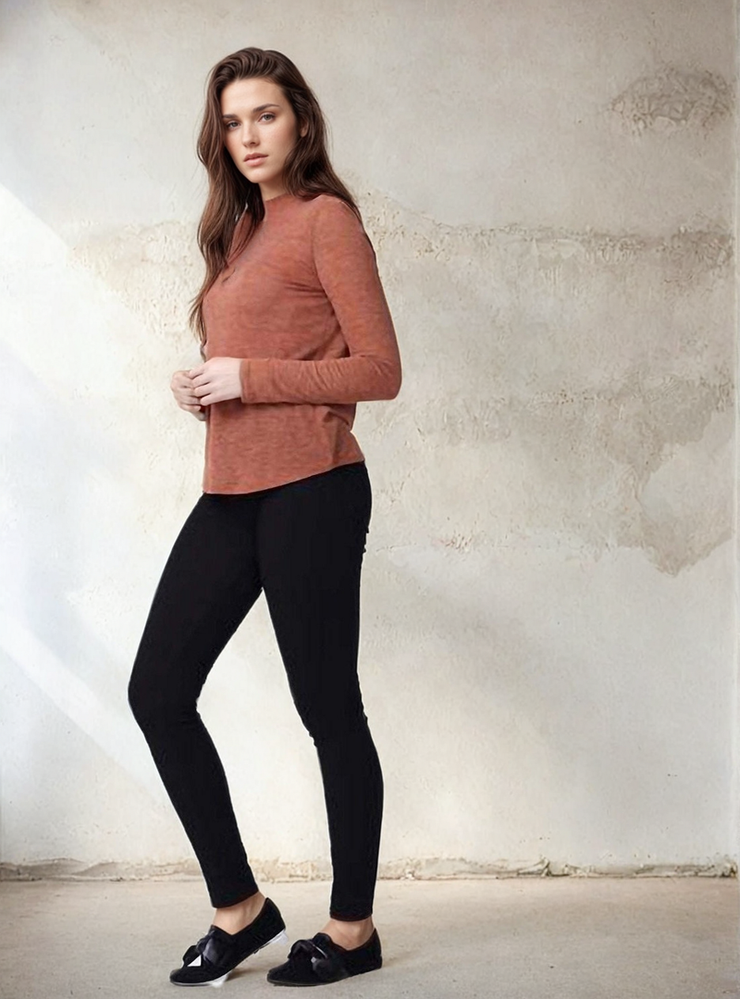 Philippa Black Cable Knit Leggings | Women's Clothes | Kandy's Clothes